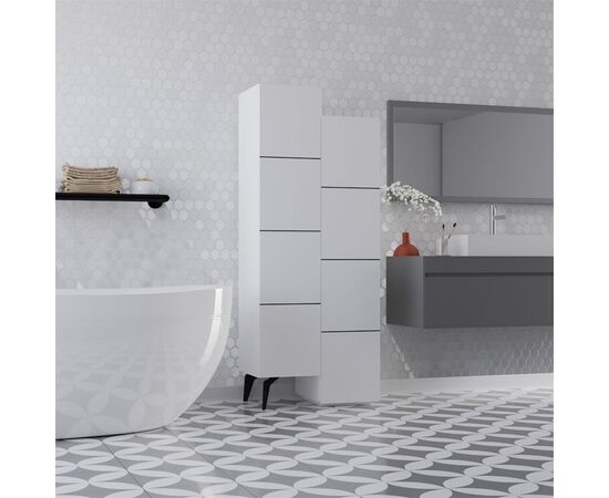 Ντουλάπι-στήλη Romane pakoworld λευκό 62.2x37.4x155.4εκ - ΝΤΟΥΛΑΠΙΑ - ΠΑΠΟΥΤΣΟΘΗΚΕΣ στο Milonadakis.gr