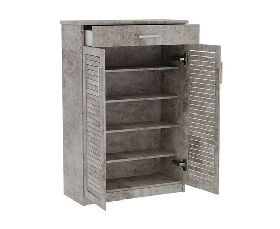 Παπουτσοθήκη-ντουλάπι SANTE pakoworld 20 ζεύγων χρώμα antique ανθρακί 80x37x123εκ - ΝΤΟΥΛΑΠΙΑ - ΠΑΠΟΥΤΣΟΘΗΚΕΣ στο Milonadakis.gr