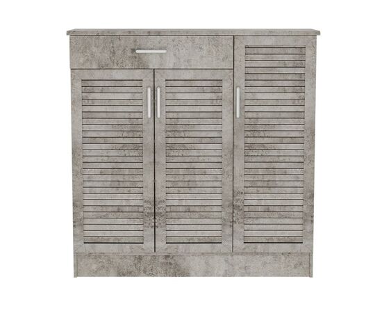 Παπουτσοθήκη-ντουλάπι SANTE pakoworld 30 ζεύγων χρώμα antique ανθρακί 120x37x123εκ - ΝΤΟΥΛΑΠΙΑ - ΠΑΠΟΥΤΣΟΘΗΚΕΣ στο Milonadakis.gr