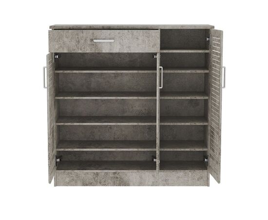 Παπουτσοθήκη-ντουλάπι SANTE pakoworld 30 ζεύγων χρώμα antique ανθρακί 120x37x123εκ - ΝΤΟΥΛΑΠΙΑ - ΠΑΠΟΥΤΣΟΘΗΚΕΣ στο Milonadakis.gr