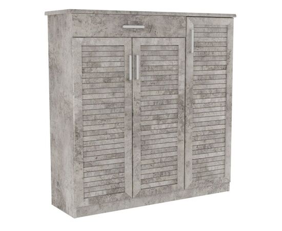 Παπουτσοθήκη-ντουλάπι SANTE pakoworld 30 ζεύγων χρώμα antique ανθρακί 120x37x123εκ - ΝΤΟΥΛΑΠΙΑ - ΠΑΠΟΥΤΣΟΘΗΚΕΣ στο Milonadakis.gr