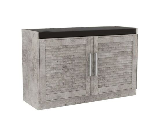 Παπουτσοθήκη-Σκαμπό Crispy pakoworld 9 ζεύγων χρώμα antique ανθρακί με μαξιλάρι 94x34,5x60εκ - ΝΤΟΥΛΑΠΙΑ - ΠΑΠΟΥΤΣΟΘΗΚΕΣ στο Milonadakis.gr