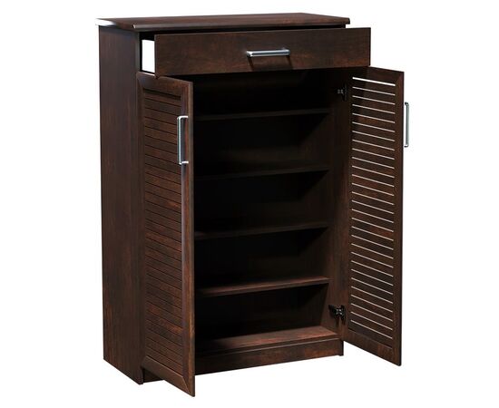 Παπουτσοθήκη-ντουλάπι SANTE pakoworld 20 ζεύγων χρώμα καρυδί 80x37x123εκ - ΝΤΟΥΛΑΠΙΑ - ΠΑΠΟΥΤΣΟΘΗΚΕΣ στο Milonadakis.gr