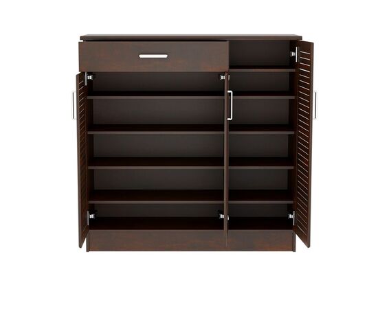 Παπουτσοθήκη-ντουλάπι SANTE pakoworld 30 ζεύγων χρώμα καρυδί 120x37x123εκ - ΝΤΟΥΛΑΠΙΑ - ΠΑΠΟΥΤΣΟΘΗΚΕΣ στο Milonadakis.gr