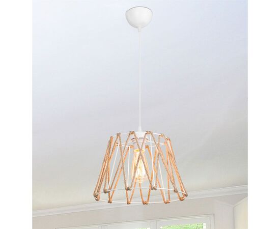 Φωτιστικό οροφής μονόφωτο PWL-1160 pakoworld Ε27 μπεζ Φ31x61εκ - ΦΩΤΙΣΤΙΚΑ ΟΡΟΦΗΣ στο Milonadakis.gr