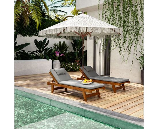 Ομπρέλα κήπου Brilie pakoworld ξύλο-μακραμέ Φ2.70x2.60 m εκρού - ΟΜΠΡΕΛΕΣ ΚΑΙ ΒΑΣΕΙΣ στο Milonadakis.gr