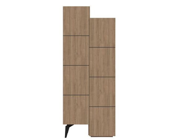 Ντουλάπι-στήλη Romane pakoworld φυσικό 62.2x37.4x155.4εκ - ΝΤΟΥΛΑΠΙΑ - ΠΑΠΟΥΤΣΟΘΗΚΕΣ στο Milonadakis.gr