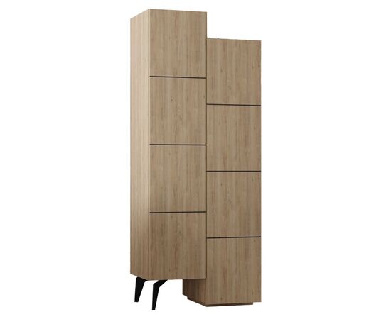 Ντουλάπι-στήλη Romane pakoworld φυσικό 62.2x37.4x155.4εκ - ΝΤΟΥΛΑΠΙΑ - ΠΑΠΟΥΤΣΟΘΗΚΕΣ στο Milonadakis.gr