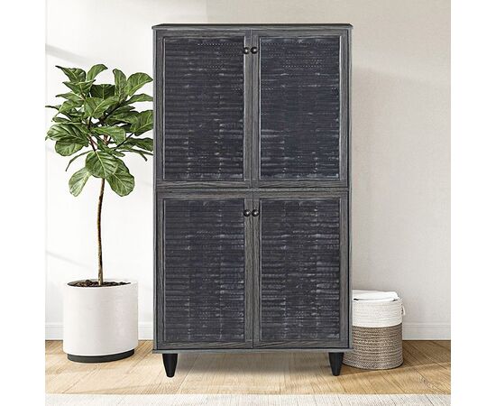 Παπουτσοθήκη-ντουλάπι Ronan pakoworld χρώμα wenge 70.5x35x122εκ - ΝΤΟΥΛΑΠΙΑ - ΠΑΠΟΥΤΣΟΘΗΚΕΣ στο Milonadakis.gr