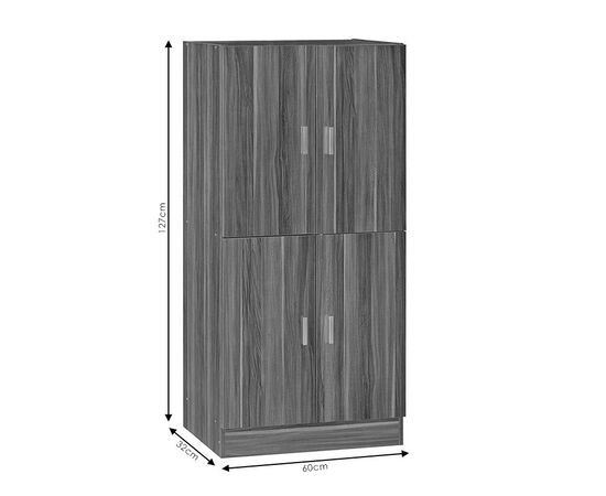 Παπουτσοθήκη-ντουλάπι Felicity pakoworld χρώμα καρυδί 60x32x127εκ - ΝΤΟΥΛΑΠΙΑ - ΠΑΠΟΥΤΣΟΘΗΚΕΣ στο Milonadakis.gr