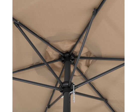 ΟΜΠΡΕΛΑ ΑΛΟΥΜΙΝΙΟΥ Φ250x236Y εκ.ΜΕ 6 ΑΚΤΙΝΕΣ KACEN HM6030.04 ΜΟΚΑ-ΑΝΘΡΑΚΙ - ΟΜΠΡΕΛΕΣ ΚΑΙ ΒΑΣΕΙΣ στο Milonadakis.gr