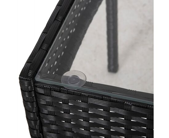 ΣΕΤ ΣΑΛΟΝΙ 4ΤΜΧ STASIA HM6089.04 ΣΥΝΘ.RATTAN ΜΑΥΡΟ-ΜΠΕΖ ΜΑΞΙΛΑΡΙΑ - ΣΕΤ ΣΑΛΟΝΙΑ στο Milonadakis.gr