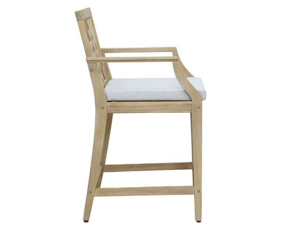 Καρέκλα Amalfi pakoworld μασίφ ξύλο ακακίας-μπεζ ύφασμα 59x63.5x104.9εκ - ΚΑΡΕΚΛΕΣ - ΠΟΛΥΘΡΟΝΕΣ στο Milonadakis.gr