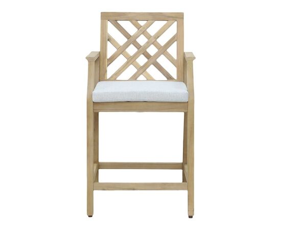 Καρέκλα Amalfi pakoworld μασίφ ξύλο ακακίας-μπεζ ύφασμα 59x63.5x104.9εκ - ΚΑΡΕΚΛΕΣ - ΠΟΛΥΘΡΟΝΕΣ στο Milonadakis.gr