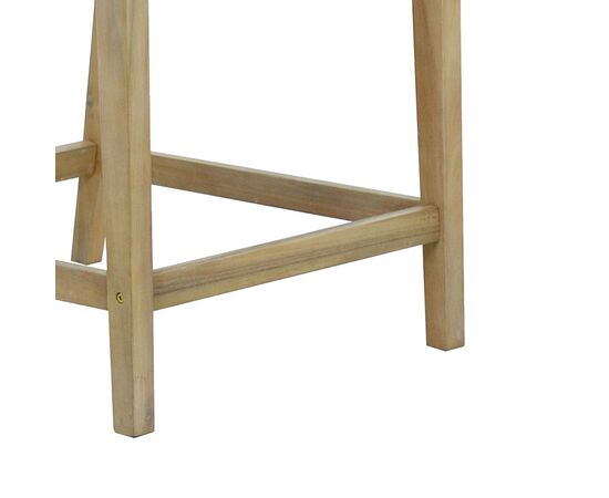 Καρέκλα Amalfi pakoworld μασίφ ξύλο ακακίας-μπεζ ύφασμα 59x63.5x104.9εκ - ΚΑΡΕΚΛΕΣ - ΠΟΛΥΘΡΟΝΕΣ στο Milonadakis.gr