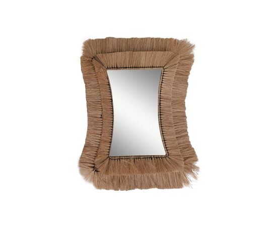 Καθρέπτης Amlont Inart φυσικό ψάθα 70x2x20εκ - ΚΑΘΡΕΠΤΕΣ στο Milonadakis.gr