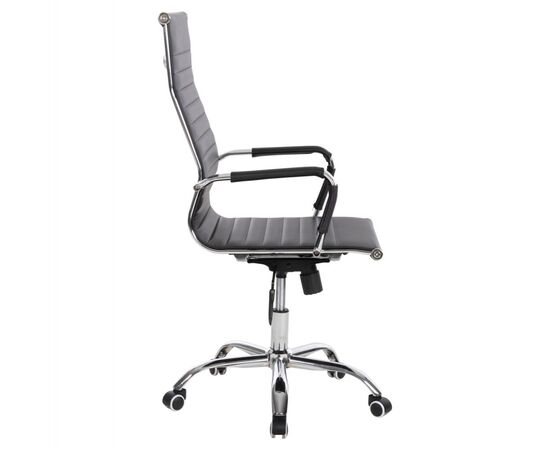 ΚΑΡΕΚΛΑ ΓΡΑΦΕΙΟΥ HM1059.31 ΜΑΥΡΟ PU BOSS ΔΙΕΥΘΥΝΤΟΥ ΠΟΔΙ ΧΡΩΜΙΟΥ 54x57x110Υεκ. - ΚΑΡΕΚΛΕΣ ΓΡΑΦΕΙΟΥ στο Milonadakis.gr