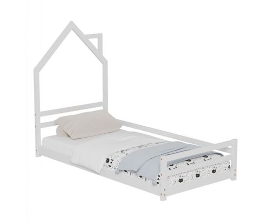 ΚΡΕΒΑΤΙ ΠΑΙΔΙΚΟ HOUSER HM676.03 τ.MONTESSORI ΞΥΛΟ ΠΕΥΚΟ ΛΕΥΚΟ- 190x90εκ - ΠΑΙΔΙΚΟ ΔΩΜΑΤΙΟ στο Milonadakis.gr