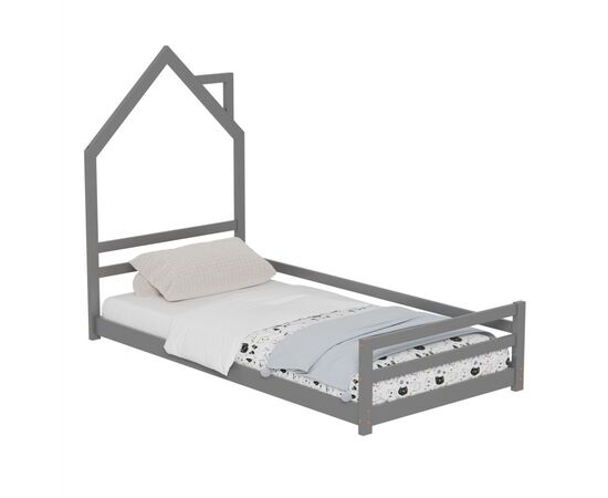 ΚΡΕΒΑΤΙ ΠΑΙΔΙΚΟ HOUSER HM676.05 τ.MONTESSORI ΞΥΛΟ ΠΕΥΚΟ ΓΚΡΙ- 190x90εκ - ΠΑΙΔΙΚΟ ΔΩΜΑΤΙΟ στο Milonadakis.gr