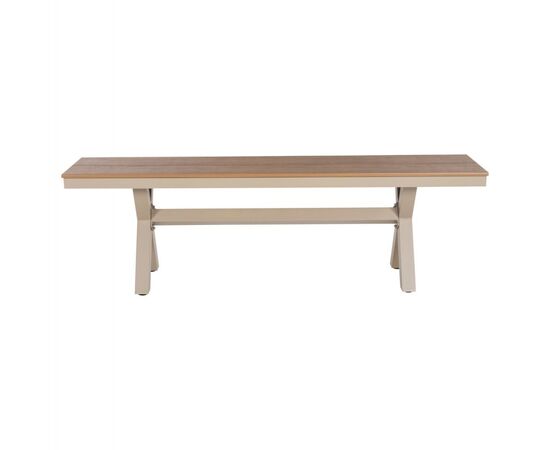 ΠΑΓΚΑΚΙ ΑΛΟΥΜΙΝΙΟΥ TAWNEE HM6038.04 ΣΑΜΠΑΝΙ-POLYWOOD ΚΑΘΙΣΜΑ ΦΥΣΙΚΟ 150x36x45Υεκ. - ΠΑΓΚΑΚΙΑ στο Milonadakis.gr