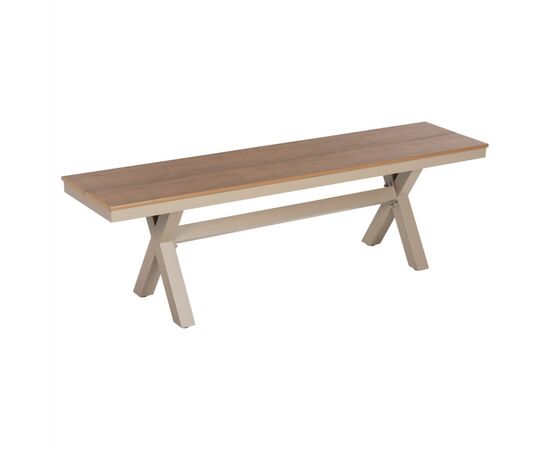 ΠΑΓΚΑΚΙ ΑΛΟΥΜΙΝΙΟΥ TAWNEE HM6038.04 ΣΑΜΠΑΝΙ-POLYWOOD ΚΑΘΙΣΜΑ ΦΥΣΙΚΟ 150x36x45Υεκ. - ΠΑΓΚΑΚΙΑ στο Milonadakis.gr