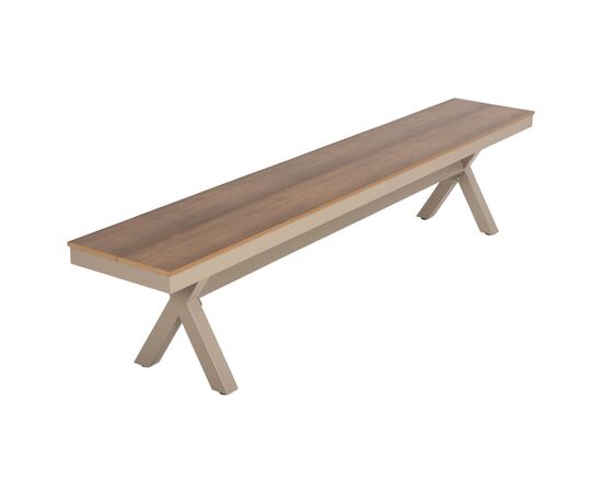 ΠΑΓΚΑΚΙ ΑΛΟΥΜΙΝΙΟΥ TAWNEE HM6040.04 ΣΑΜΠΑΝΙ-POLYWOOD ΚΑΘΙΣΜΑ ΦΥΣΙΚΟ 220x36x44,5Υεκ. - ΠΑΓΚΑΚΙΑ στο Milonadakis.gr