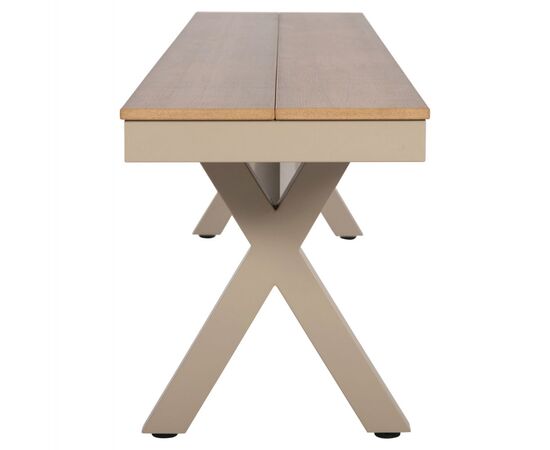 ΠΑΓΚΑΚΙ ΑΛΟΥΜΙΝΙΟΥ TAWNEE HM6040.04 ΣΑΜΠΑΝΙ-POLYWOOD ΚΑΘΙΣΜΑ ΦΥΣΙΚΟ 220x36x44,5Υεκ. - ΠΑΓΚΑΚΙΑ στο Milonadakis.gr