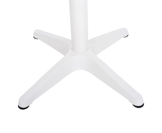 ΤΡΑΠΕΖΙ ΑΛΟΥΜΙΝΙΟΥ ΣΤΡΟΓΓΥΛΟ ALEXA HM6086.02 ΛΕΥΚΟ-POLYWOOD TOP ΦΥΣΙΚΟ Φ60x73Υεκ. - ΤΡΑΠΕΖΙΑ ΕΞ. ΧΩΡΟΥ στο Milonadakis.gr