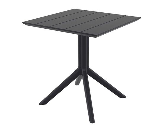 PARIS BLACK 70X70X74εκ. ΤΡΑΠΕΖΙ ΠΟΛ/ΝΙΟΥ - ΤΡΑΠΕΖΙΑ ΕΞ. ΧΩΡΟΥ στο Milonadakis.gr