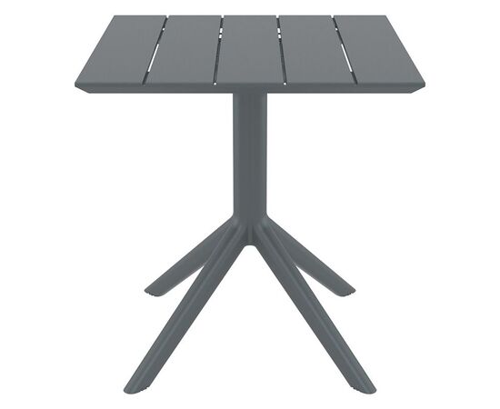 PARIS DARK GREY 70X70X74εκ. ΤΡΑΠΕΖΙ ΠΟΛ/ΝΙΟΥ - ΤΡΑΠΕΖΙΑ ΕΞ. ΧΩΡΟΥ στο Milonadakis.gr