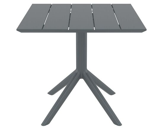 PARIS DARK GREY 80X80X74εκ. ΤΡΑΠΕΖΙ ΠΟΛ/ΝΙΟΥ - ΤΡΑΠΕΖΙΑ ΕΞ. ΧΩΡΟΥ στο Milonadakis.gr