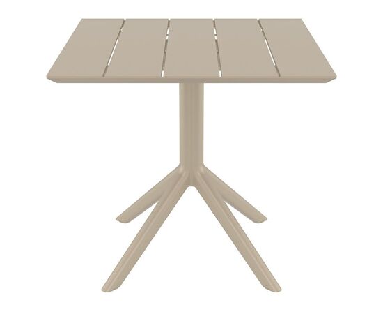 PARIS TAUPE 80X80X74εκ. ΤΡΑΠΕΖΙ ΠΟΛ/ΝΙΟΥ - ΤΡΑΠΕΖΙΑ ΕΞ. ΧΩΡΟΥ στο Milonadakis.gr
