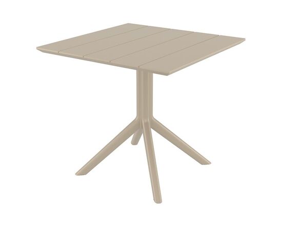 PARIS TAUPE 80X80X74εκ. ΤΡΑΠΕΖΙ ΠΟΛ/ΝΙΟΥ - ΤΡΑΠΕΖΙΑ ΕΞ. ΧΩΡΟΥ στο Milonadakis.gr