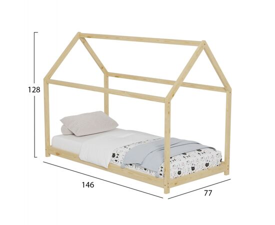 ΚΡΕΒΑΤΙ ΠΑΙΔΙΚΟ PEPE HM678.01 τ.MONTESSORI ΞΥΛΟ ΠΕΥΚΟ ΦΥΣΙΚΟ- 140x70εκ - ΠΑΙΔΙΚΟ ΔΩΜΑΤΙΟ στο Milonadakis.gr