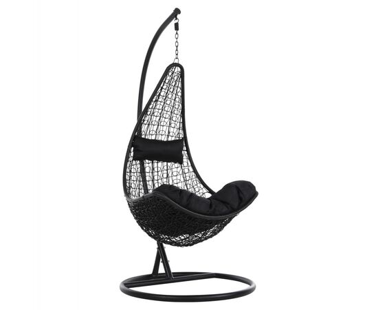 ΚΡΕΜΑΣΤΗ ΠΟΛΥΘΡΟΝΑ ΦΩΛΙΑ MILLIE HM5996.02 ΜΕΤΑΛΛΟ-ΣΥΝΘ.RATTAN ΜΑΥΡΟ Φ95x195Υεκ. - ΚΟΥΝΙΕΣ - ΦΩΛΙΕΣ στο Milonadakis.gr