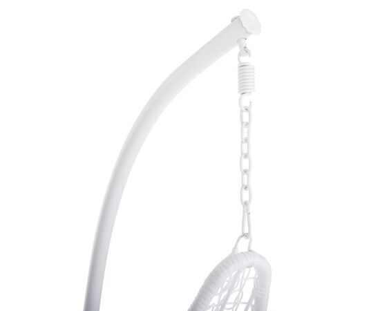ΚΡΕΜΑΣΤΗ ΠΟΛΥΘΡΟΝΑ ΦΩΛΙΑ MILLIE HM5996.03 ΜΕΤΑΛΛΟ-ΣΥΝΘ.RATTAN ΛΕΥΚΟ Φ95x195Υεκ. - ΚΟΥΝΙΕΣ - ΦΩΛΙΕΣ στο Milonadakis.gr