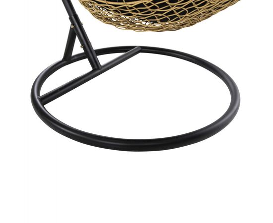 ΚΡΕΜΑΣΤΗ ΠΟΛΥΘΡΟΝΑ ΦΩΛΙΑ MILLIE HM5996.04 ΜΕΤΑΛΛΟ ΜΑΥΡΟ-ΣΥΝΘ.RATTAN ΜΠΕΖ Φ95x195Υεκ. - ΚΟΥΝΙΕΣ - ΦΩΛΙΕΣ στο Milonadakis.gr
