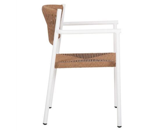 ΠΟΛΥΘΡΟΝΑ ΑΛΟΥΜΙΝΙΟΥ STER HM5786.11 ΛΕΥΚΗ-ΣΥΝΘ.RATTAN ΜΠΕΖ 55,5x53x78Υεκ. - ΚΑΡΕΚΛΕΣ - ΠΟΛΥΘΡΟΝΕΣ στο Milonadakis.gr