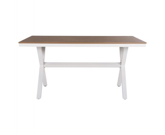 ΤΡΑΠΕΖΙ ΑΛΟΥΜΙΝΙΟΥ ΟΡΘΟΓΩΝΙΟ TAWNEE HM6037.02 ΛΕΥΚΟ-POLYWOOD ΦΥΣΙΚΟ 150x89,5x73Υεκ - ΤΡΑΠΕΖΙΑ ΕΞ. ΧΩΡΟΥ στο Milonadakis.gr