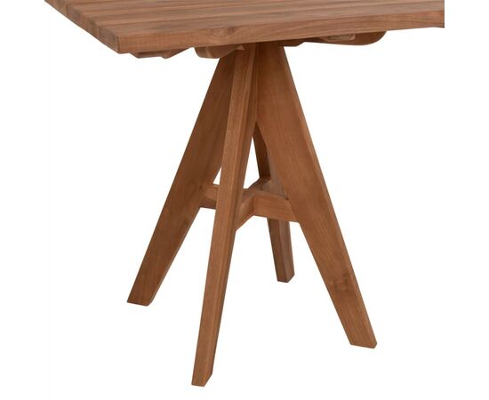 ΤΡΑΠΕΖΙ LEO HM9622.11 ΤΕΤΡΑΓΩΝΟ ΜΑΣΙΦ ΞΥΛΟ ΤΕΑΚ 80X80x75Υεκ. - ΤΡΑΠΕΖΙΑ ΕΞ. ΧΩΡΟΥ στο Milonadakis.gr