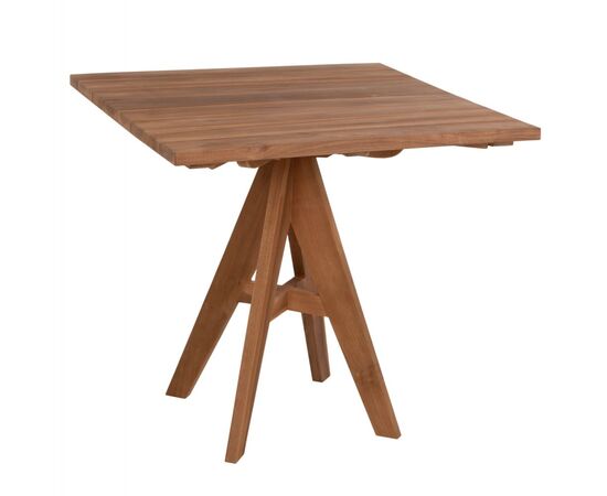 ΤΡΑΠΕΖΙ LEO HM9622.11 ΤΕΤΡΑΓΩΝΟ ΜΑΣΙΦ ΞΥΛΟ ΤΕΑΚ 80X80x75Υεκ. - ΤΡΑΠΕΖΙΑ ΕΞ. ΧΩΡΟΥ στο Milonadakis.gr