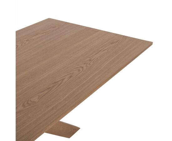 ΤΡΑΠΕΖΙ PAOLO HM9853 MDF ΜΕ ΚΑΠΛΑΜΑ ΦΡΑΞΙΝΟΥ-ΠΟΔΙΑ RUBBERWOOD-ΦΥΣΙΚΟ 180x90x75Yεκ - ΤΡΑΠΕΖΙΑ ΚΟΥΖΙΝΑΣ στο Milonadakis.gr