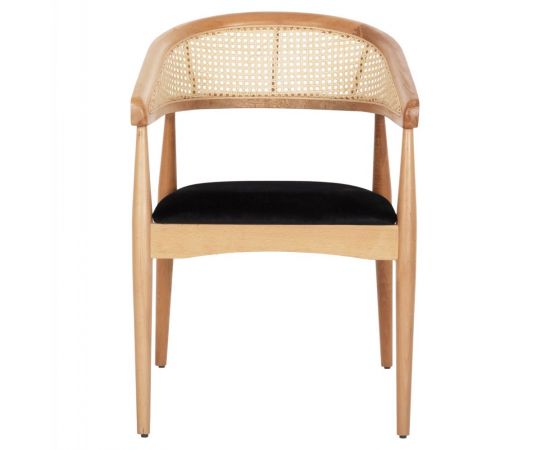 ΠΟΛΥΘΡΟΝΑ KOMODUS HM18012.02 ΞΥΛΟ ΟΞΙΑΣ-RATTAN-ΥΦΑΣΜΑ ΣΕ ΜΑΥΡΟ 55x49x80Υεκ. - ΚΑΡΕΚΛΕΣ - ΠΟΛΥΘΡΟΝΕΣ ΕΣ. στο Milonadakis.gr
