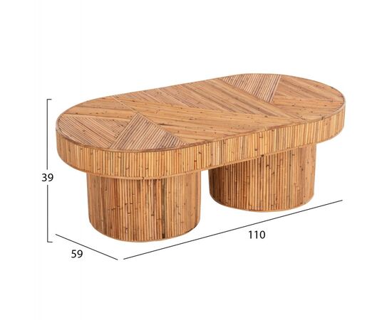 ΤΡΑΠΕΖΙ ΣΑΛΟΝΙΟΥ GATSBY ΟΒΑΛ TOP HM9870 RATTAN ΧΡΩΜΑ ΦΥΣΙΚΟ 110x59x39Υεκ. - ΤΡΑΠΕΖΑΚΙΑ ΣΑΛΟΝΙΟΥ στο Milonadakis.gr