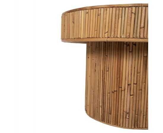 ΤΡΑΠΕΖΙ ΣΑΛΟΝΙΟΥ GATSBY ΟΒΑΛ TOP HM9870 RATTAN ΧΡΩΜΑ ΦΥΣΙΚΟ 110x59x39Υεκ. - ΤΡΑΠΕΖΑΚΙΑ ΣΑΛΟΝΙΟΥ στο Milonadakis.gr
