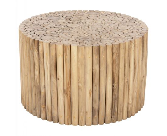 ΤΡΑΠΕΖΙ ΣΑΛΟΝΙΟΥ ΣΤΡΟΓΓΥΛΟ COOTER HM9863 ΚΛΑΔΙΑ TEAK-ΦΥΣΙΚΟ Φ80x50Υεκ. - ΤΡΑΠΕΖΑΚΙΑ ΣΑΛΟΝΙΟΥ στο Milonadakis.gr