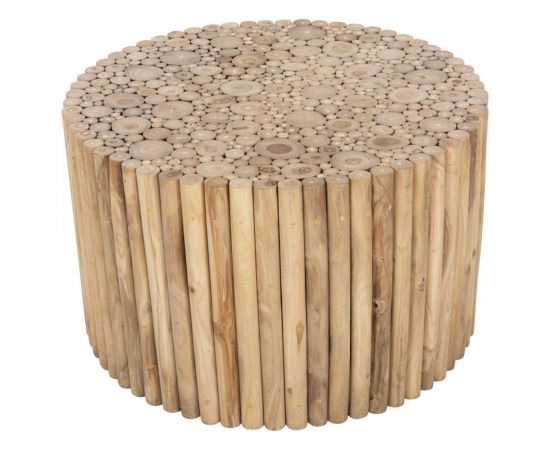 ΤΡΑΠΕΖΙ ΣΑΛΟΝΙΟΥ ΣΤΡΟΓΓΥΛΟ COOTER HM9863 ΚΛΑΔΙΑ TEAK-ΦΥΣΙΚΟ Φ80x50Υεκ. - ΤΡΑΠΕΖΑΚΙΑ ΣΑΛΟΝΙΟΥ στο Milonadakis.gr