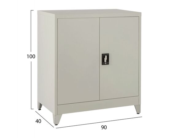ΝΤΟΥΛΑΠΑ ΜΕΤΑΛΛΙΚΗ DURON HM11980 2-ΦΥΛΛΗ ΜΕ 2 ΑΠΟΘ.ΧΩΡΟΥΣ & ΠΟΔΙΑ-ΓΚΡΙ 90Χ40Χ100Υεκ. - ΝΤΟΥΛΑΠΕΣ ΠΛΑΣΤΙΚΕΣ-ΜΕΤΑΛΛΙΚΕΣ στο Milonadakis.gr
