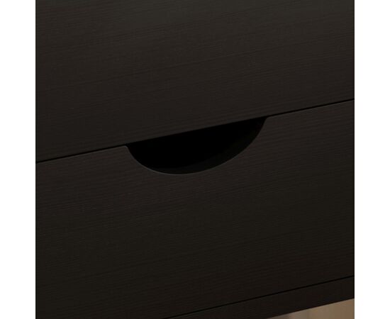 ΚΟΜΟΔΙΝΟ DINKL HM2472.02 ΜΕΛΑΜΙΝΗ-2 ΣΥΡΤΑΡΙΑ-WENGE 29,5x29,5x45Υεκ - ΚΟΜΟΔΙΝΑ στο Milonadakis.gr