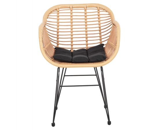 ΠΟΛΥΘΡΟΝΑ ΜΕ ΜΑΞΙΛΑΡΙ ΜΕΤΑΛΛΙΚΗ ALLEGRA HM5450.31 ΜΕ WICKER ΜΠΕΖ 58x59x82Υ - ΚΑΡΕΚΛΕΣ - ΠΟΛΥΘΡΟΝΕΣ στο Milonadakis.gr